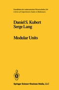 Cover: Modular Units - Springer