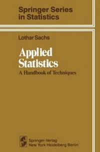 Enlarge image Cover: Applied Statistics - Springer