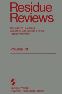Abbildung von: Residue Reviews - Springer