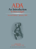Cover: ADA&reg; - Springer