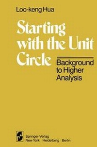 Enlarge image Cover: Starting with the Unit Circle - Springer