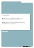 Cover: Konversion und Systemtheorie - Grin Verlag