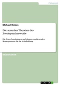 Cover: Die zentralen Theorien des Zweitspracherwerbs - GRIN Verlag