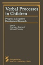 Cover: Verbal Processes in Children - Springer
