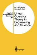 Cover: Linear Operator Theory in Engineering and Science - Springer