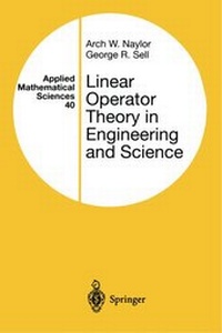 Enlarge image Cover: Linear Operator Theory in Engineering and Science - Springer