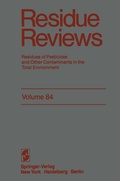 Cover: Residue Reviews - Springer
