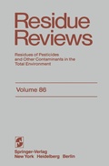 Cover: Residue Reviews - Springer