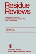 Cover: Residue Reviews - Springer