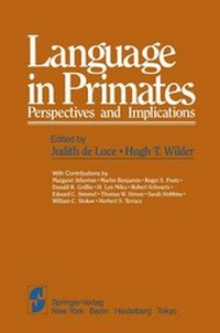 Enlarge image Cover: Language in Primates - Springer