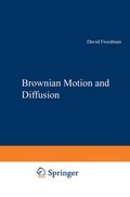 Cover: Brownian Motion and Diffusion - Springer