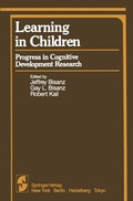 Abbildung von: Learning in Children - Springer