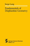 Cover: Fundamentals of Diophantine Geometry - Springer