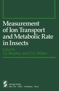 Cover: Measurement of Ion Transport and Metabolic Rate in Insects - Springer