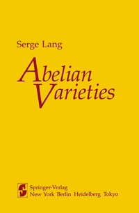 Abbildung von: Abelian Varieties - Springer