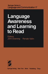 Enlarge image Cover: Language Awareness and Learning to Read - Springer