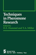 Cover: Techniques in Pheromone Research - Springer