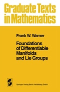 Cover: Foundations of Differentiable Manifolds and Lie Groups - Springer
