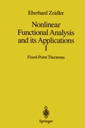 Cover: Nonlinear Functional Analysis and its Applications - Springer