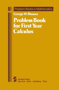 Abbildung von: Problem Book for First Year Calculus - Springer