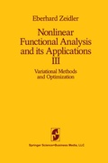 Cover: Nonlinear Functional Analysis and its Applications - Springer