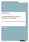 Cover: Der Machtbegriff in der Moderne - Grin Verlag