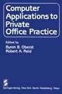 Cover: Computer Applications to Private Office Practice - Springer