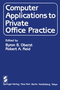 Cover: Computer Applications to Private Office Practice - Springer