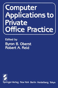 Enlarge image Cover: Computer Applications to Private Office Practice - Springer