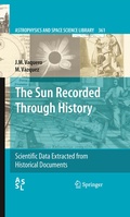 Cover: The Sun Recorded Through History - Springer