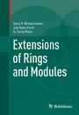 Cover: Extensions of Rings and Modules - Springer