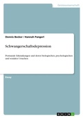 Cover: Schwangerschaftsdepression - Grin Verlag