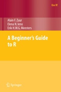 Cover: A Beginner's Guide to R - Springer