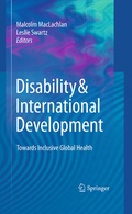 Cover: Disability & International Development - Springer