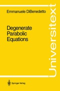 Cover: Degenerate Parabolic Equations - Springer