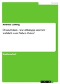 Cover: &Ouml;l und Islam - wie abh&auml;ngig sind wir wirklich vom Nahen Osten? - GRIN Verlag