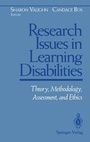 Cover: Research Issues in Learning Disabilities - Springer