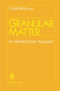 Cover: Granular Matter - Springer