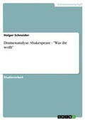 Cover: Dramenanalyse - Grin Verlag