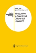 Cover: Introduction to Functional Differential Equations - Springer