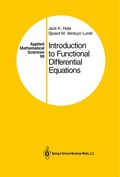 Cover: Introduction to Functional Differential Equations - Springer
