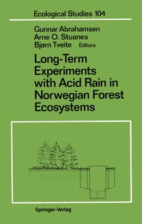 Abbildung von: Long-Term Experiments with Acid Rain in Norwegian Forest Ecosystems - Springer