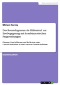 Cover: Das Baumdiagramm als Hilfsmittel zur Erstbegegnung mit kombinatorischen Fragestellungen - Planung, Durchf&uuml;hrung und Reflexion einer Unterrichtseinheit in einer vierten Grundschulklasse - GRIN Verlag