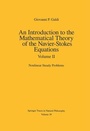 Cover: An Introduction to the Mathematical Theory of the Navier-Stokes Equations - Springer