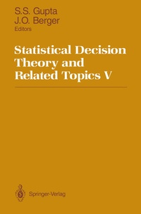 Enlarge image Cover: Statistical Decision Theory and Related Topics V - Springer