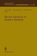 Cover: Recent Advances in Iterative Methods - Springer
