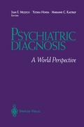 Cover: Psychiatric Diagnosis - Springer
