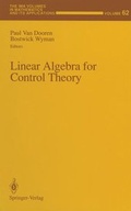 Cover: Linear Algebra for Control Theory - Springer