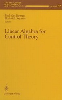 Abbildung von: Linear Algebra for Control Theory - Springer