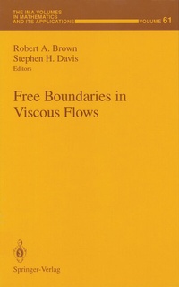 Abbildung von: Free Boundaries in Viscous Flows - Springer